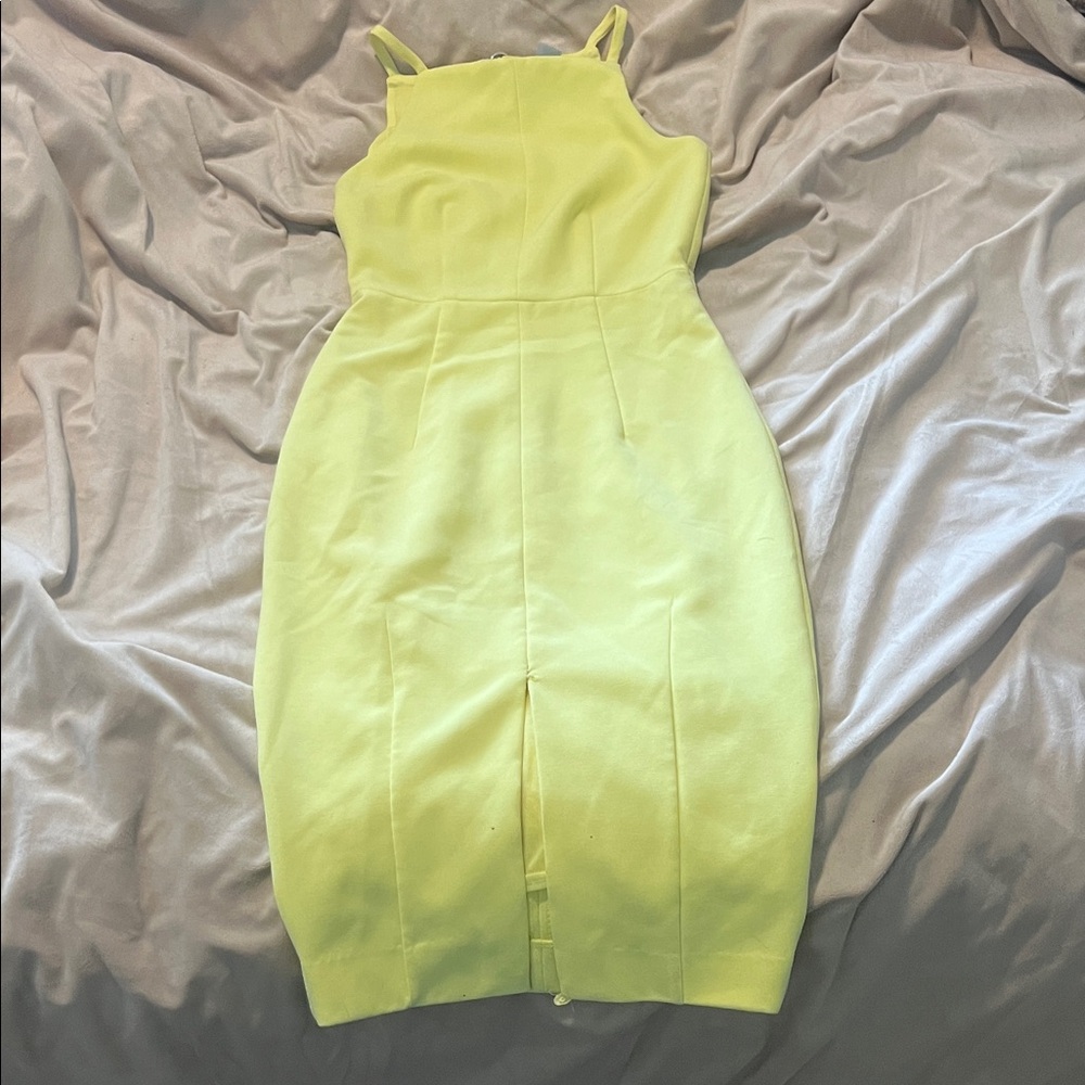 H&M Lemon Midi Dress